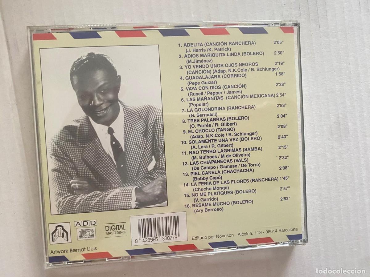 CDs de m&uacute;sica: CD NAT KING COLE - LOS MEJORES EXITOS EN ESPA&Ntilde;OL - Foto 2