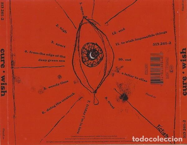 CDs de m&uacute;sica: The Cure - Wish ----- - Foto 2