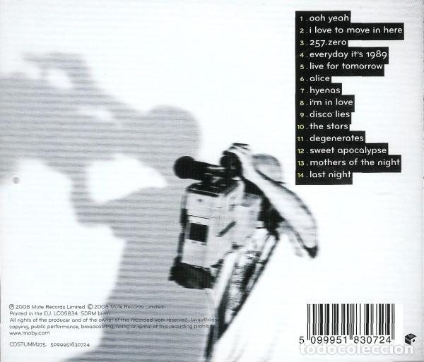 CDs de m&uacute;sica: Moby - Last Night -------------- - Foto 2