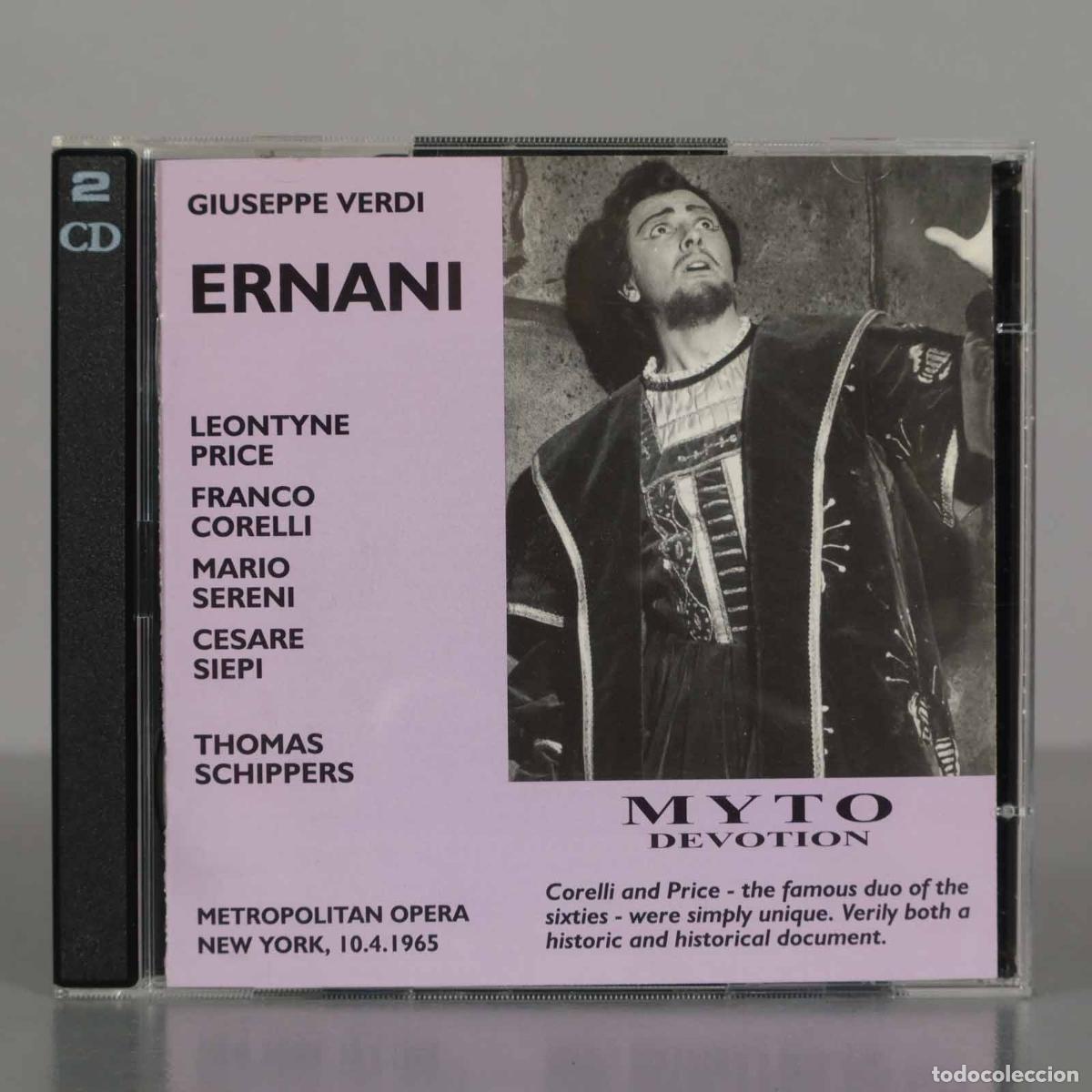 Music CDs: CD. Giuseppe Verdi &ndash; Ernani 1965, New York, SCHIPPERS