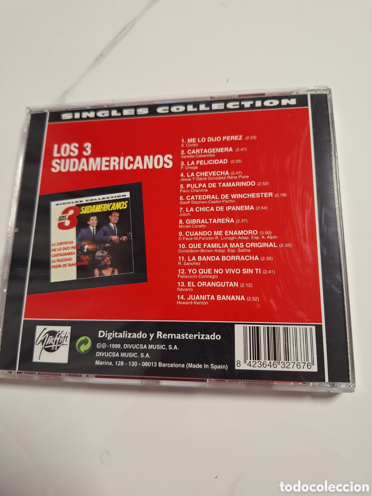 CDs de m&uacute;sica: CD8 los 3 sudamericanos CD SEGUNDAMANO - Foto 2