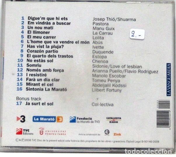 CDs de m&uacute;sica: EL DISC DE LA MARATO TV3 - CD - Foto 2