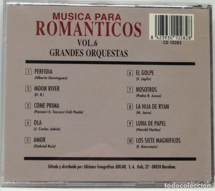CDs de m&uacute;sica: MUSICA PARA ROMANTICOS - VOL. 6 - CD - Foto 2