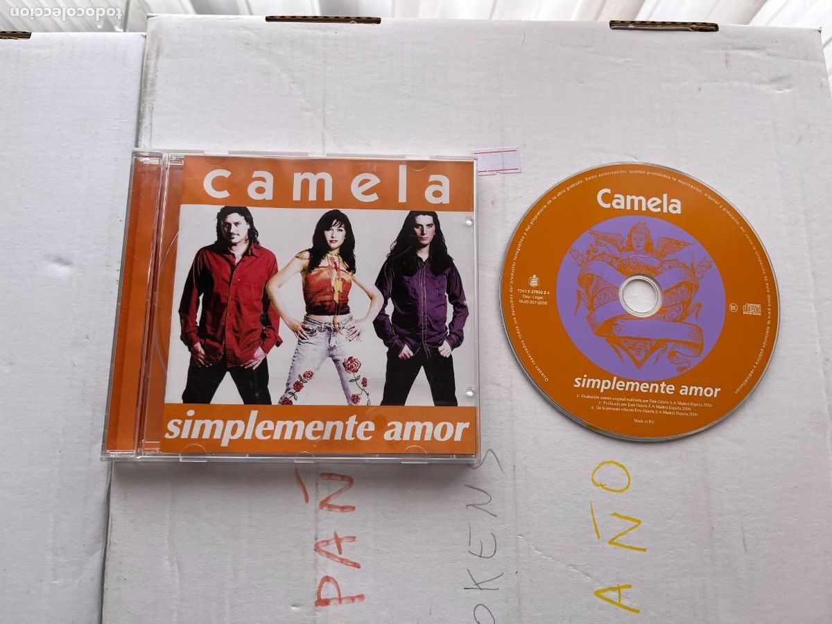 CDs de m&uacute;sica: CAMELA SIMPLEMENTE AMOR - CD MUSICA KRDATEN - Foto 1