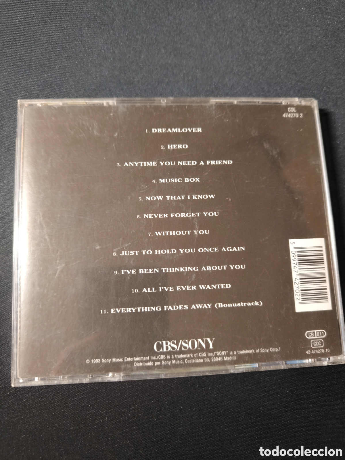 CDs de m&uacute;sica: CD Mariah Carey. Music Box - Foto 2