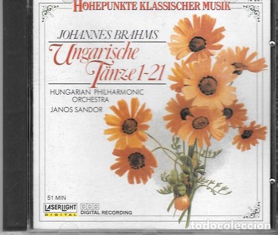 CDs de M&uacute;sica: CD JOHANNES BRAHMS-UNGARISCHE TANZEL 1-21-CD CLASICA-CD 2886