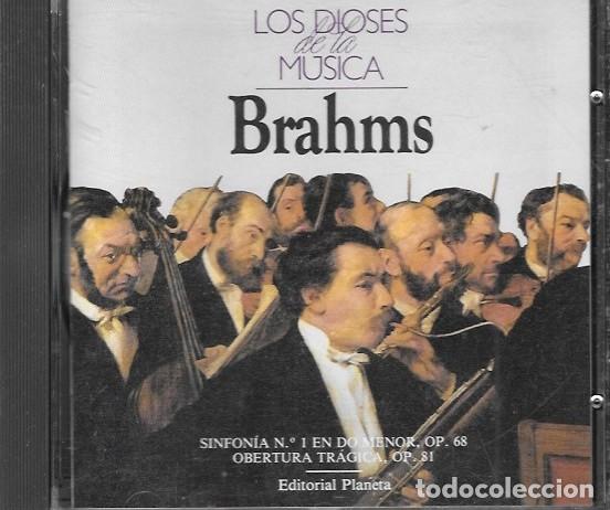 CDs de M&uacute;sica: CD LOS DIOSES DE LA MUSICA-BRAHMS-SINFONIA N&ordm;1 EN DO MENOR.OP.68-CD CLASICO-CD 2895