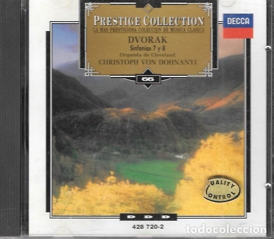 Musik-CDs: CD PRESTIGE COLLECTION-DVORAL-SINFONIA 7 Y 8-CHRISTOPH VON DOHNANYI-CD CLASICO-CD 2899