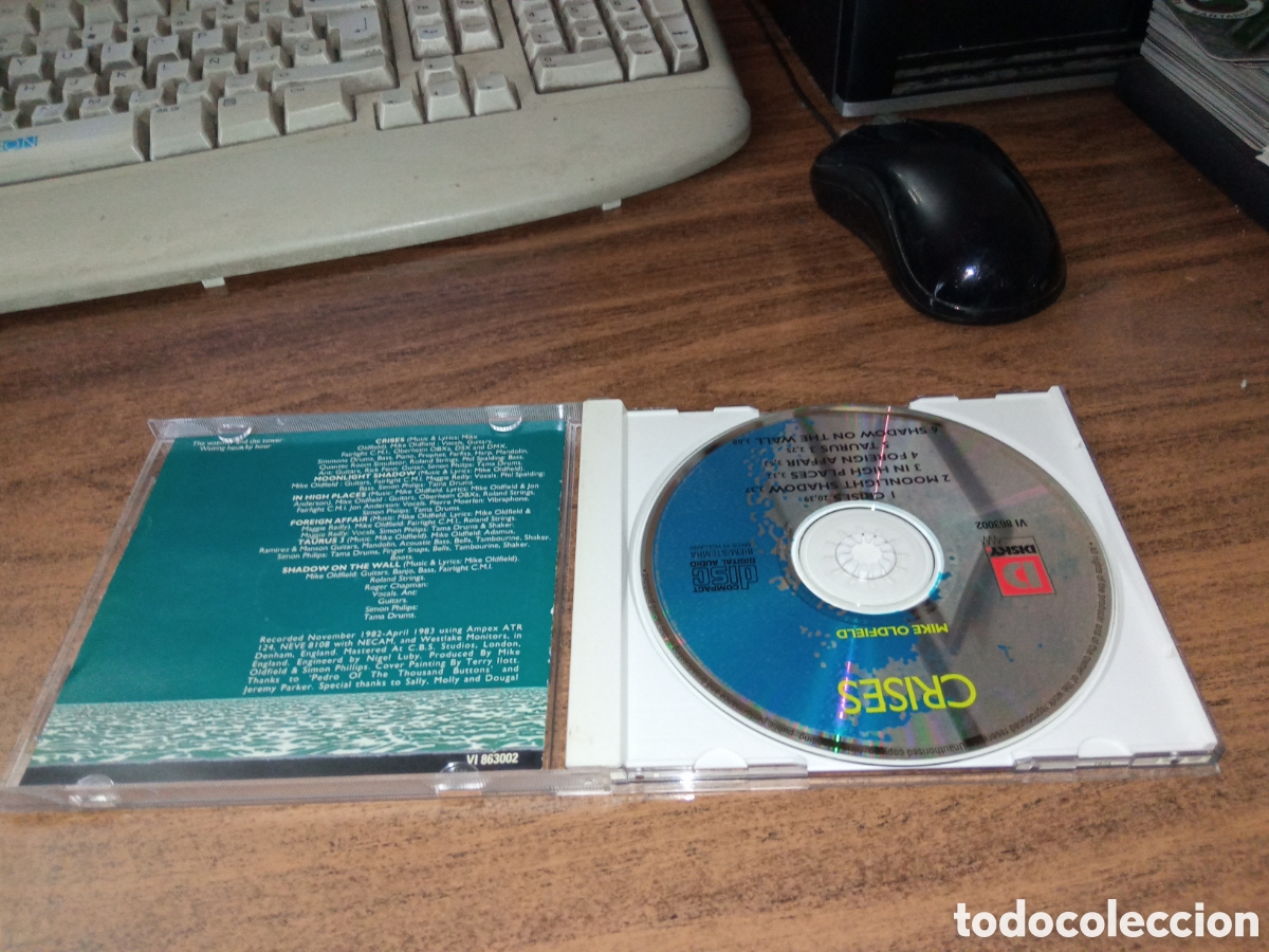 CDs de m&uacute;sica: MIKE OLDFIELD - CRISES (1983) Disky - Foto 2