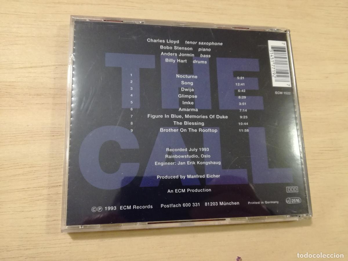 CDs de m&uacute;sica: CHARLES LLOYD - THE CALL - BOBO STENSON - ECM - Foto 2