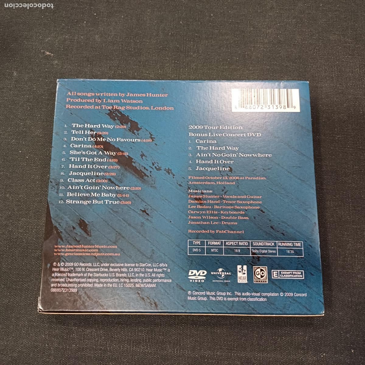 CDs de m&uacute;sica: JAMES HUNTER/THE HARD WAY/CD 2 DISCOS. - Foto 5