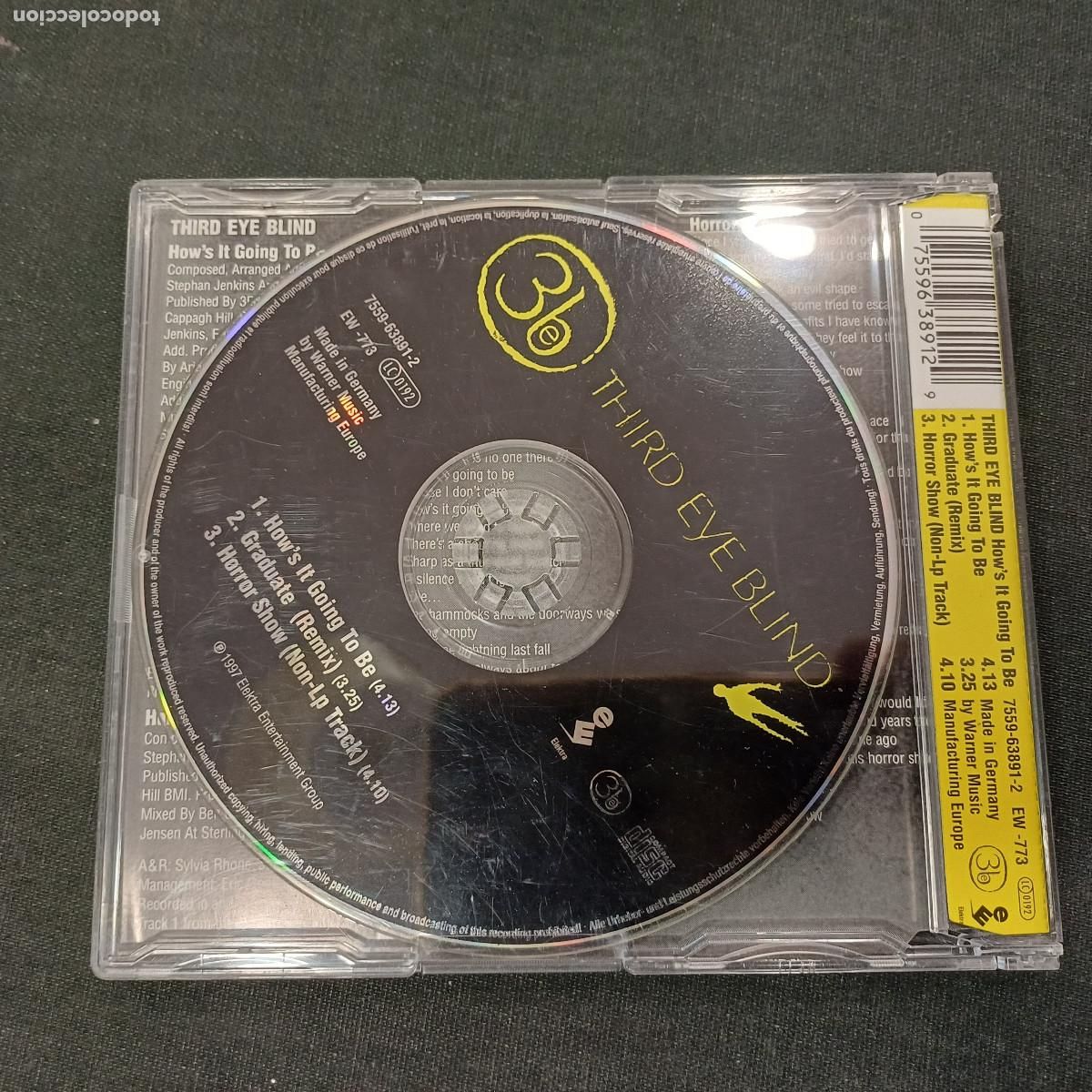 CDs de m&uacute;sica: THIRD EYE BLIND/HOWS IT GOING TO BE/CD SINGLE. - Foto 2