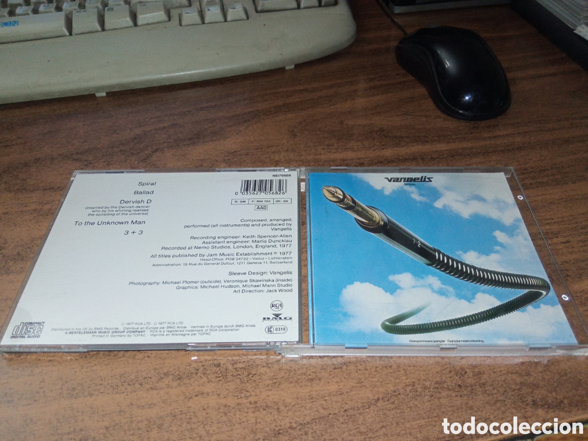 CDs de m&uacute;sica: VANGELIS - SPIRAL (1977) - Foto 1