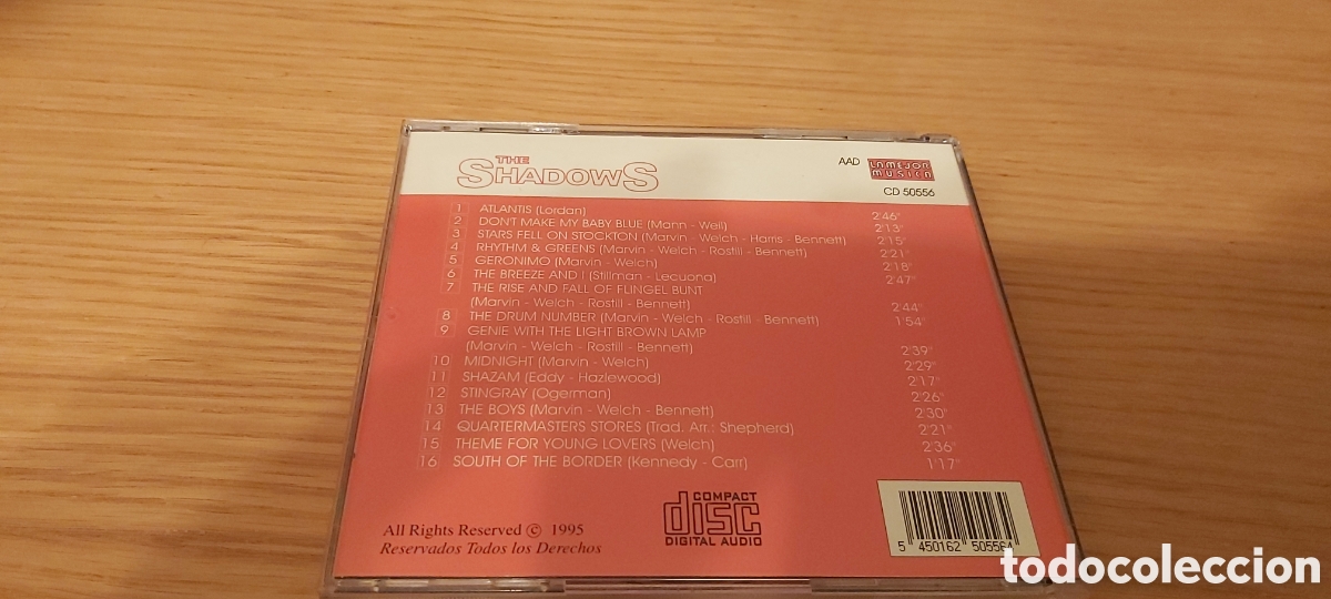 CDs de m&uacute;sica: B-CD THE SHADOWS. 16 CANCIONES - Foto 2