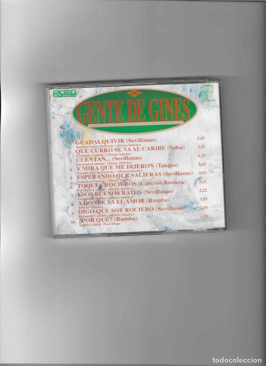 CDs de m&uacute;sica: GENTE DE GINES: NOS VAMOS CON CURRO - Foto 2