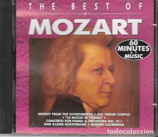 CD di Musica: CD THE BEST OF MOZART-60 MINUTES OF MUSIC, AVE VERUM CORPUS- CD CLASICA-CD 2945
