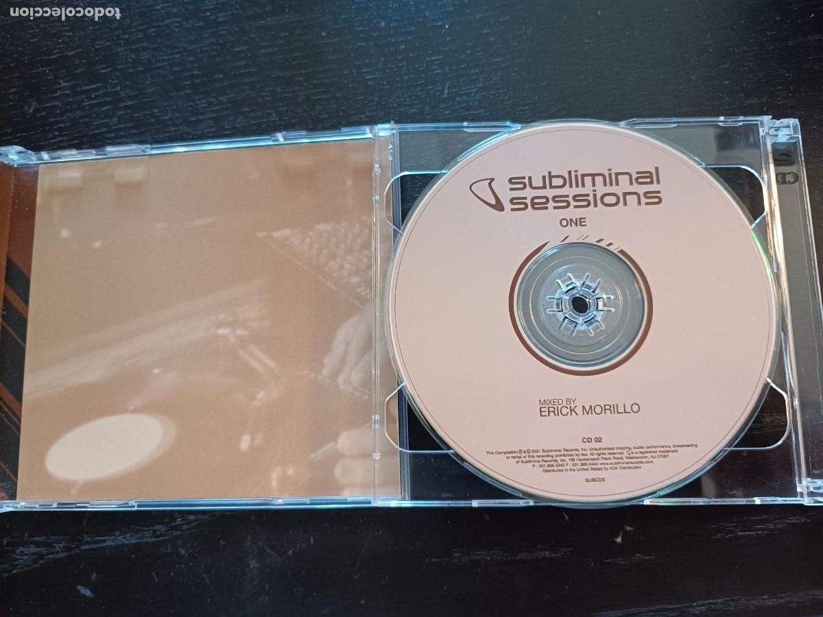 CDs de m&uacute;sica: Subliminal Session One - Mixed by Erick Morillo. 2 Cds - Foto 4