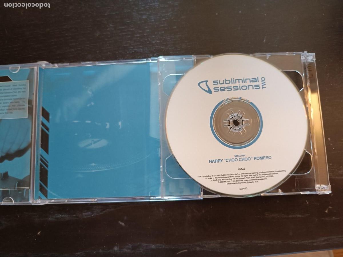 CDs de m&uacute;sica: Subliminal Session Two - Mixed by Erik Morillo. 2 Cds - Foto 4