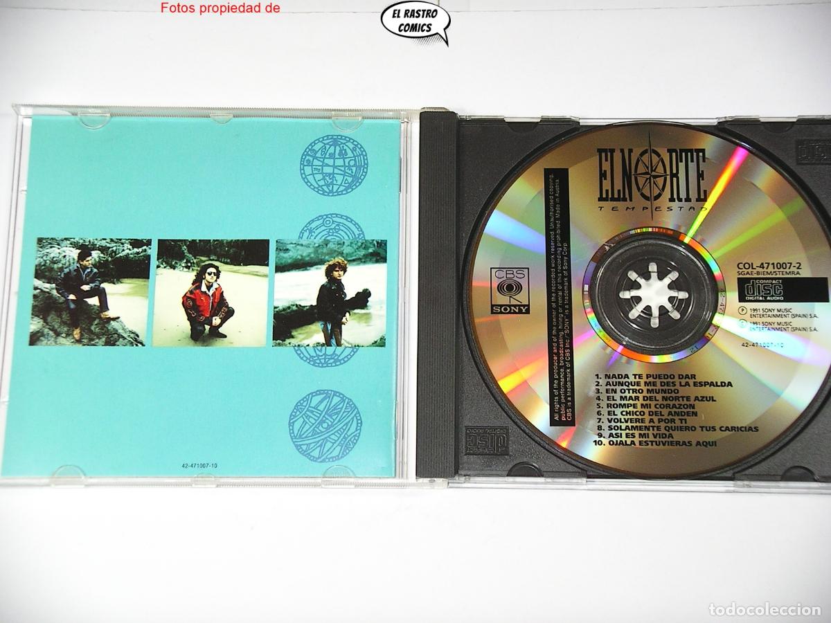CDs de m&uacute;sica: El Norte, Tempestad, CD Sony 1991 - Foto 3
