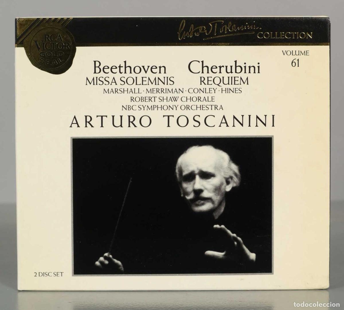 CD de M&uacute;sica: CD. Beethoven / Cherubini, Toscanini, NBC Symphony Orchestra &ndash; Missa Solemnis, Op. 123 / Requiem