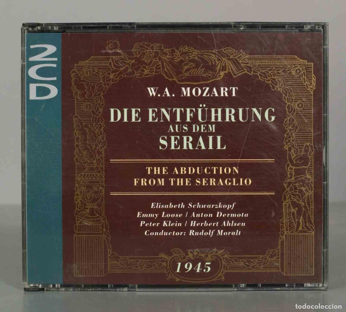 CD de M&uacute;sica: CD. Moralt &ndash; Die Entf&uuml;hrung Aus Dem Serail . MOZART. 1945