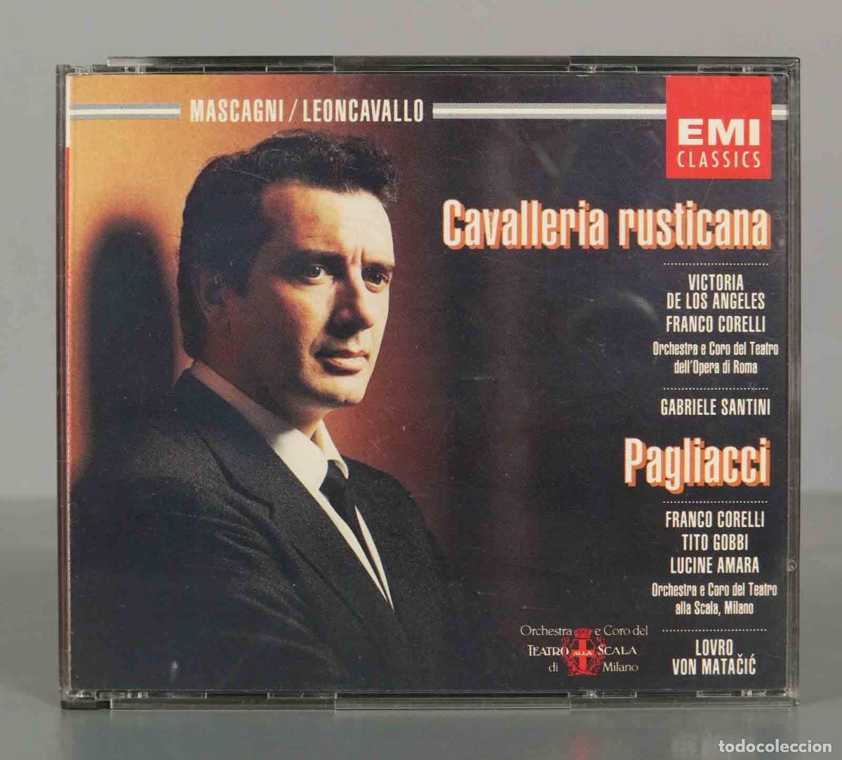 CD de M&uacute;sica: CD. Mascagni / Leoncavallo - Franco Corelli &ndash; Cavalleria Rusticana. Pagliacci