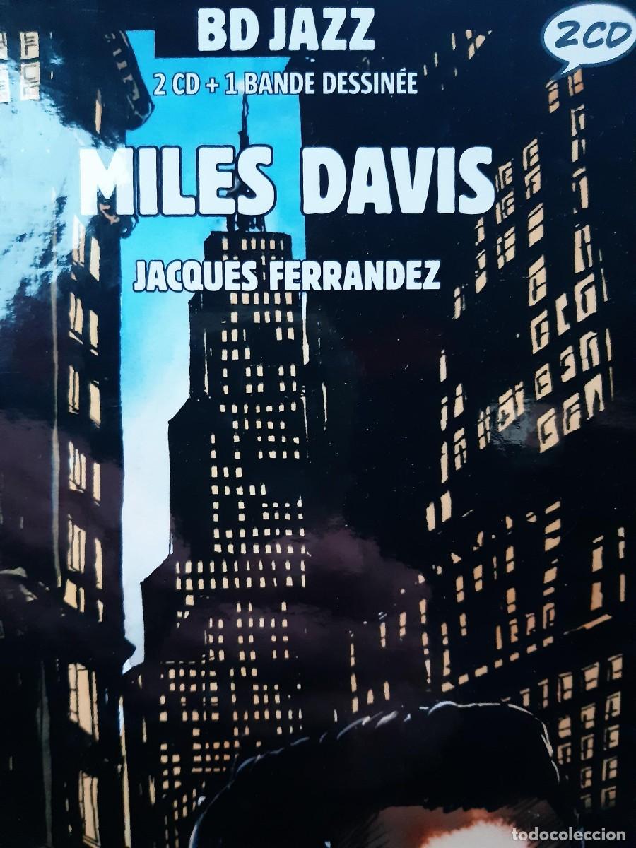 CDs de m&uacute;sica: MILES DAVIS JACQUES FERRANDEZ 2 CD + LIBRO BD JAZZ - Foto 1