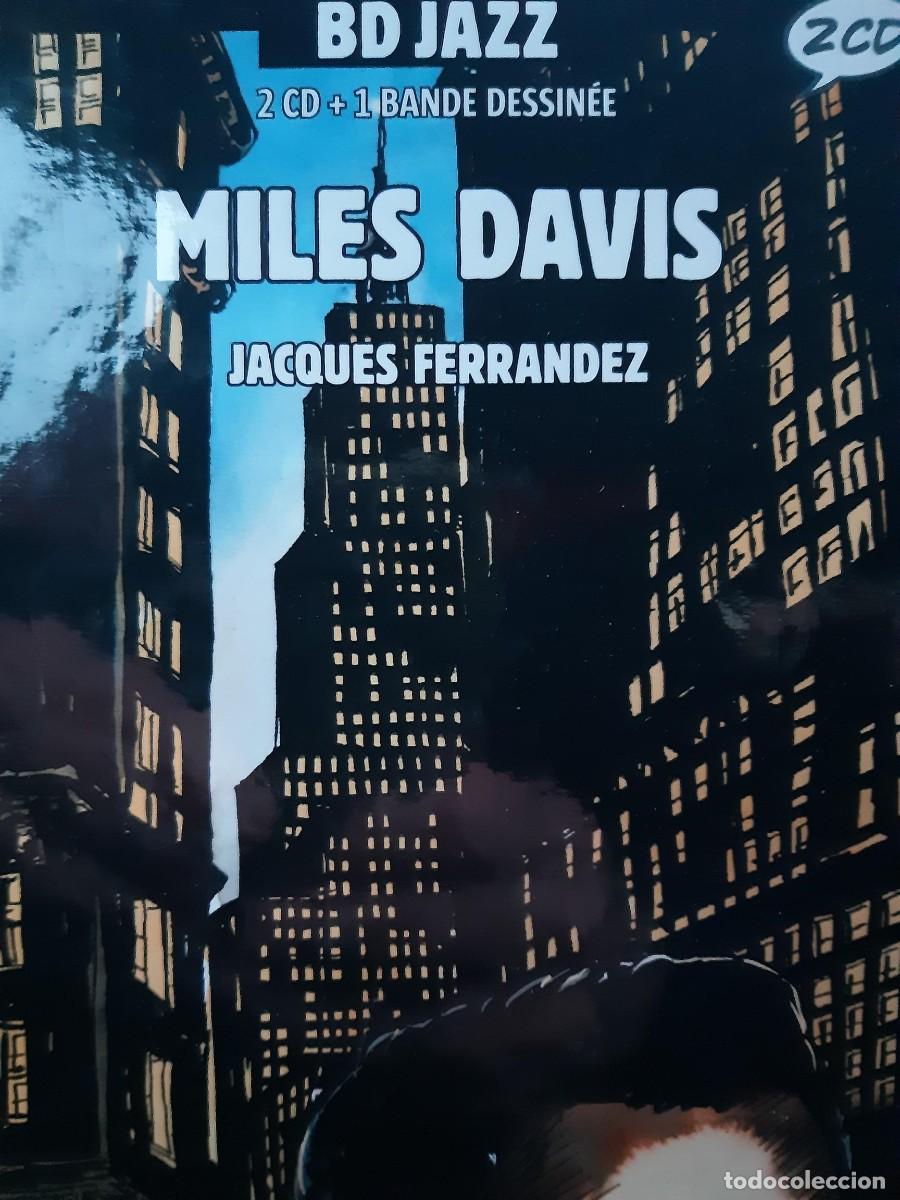 CDs de m&uacute;sica: MILES DAVIS JACQUES FERRANDEZ 2 CD + LIBRO BD JAZZ - Foto 3