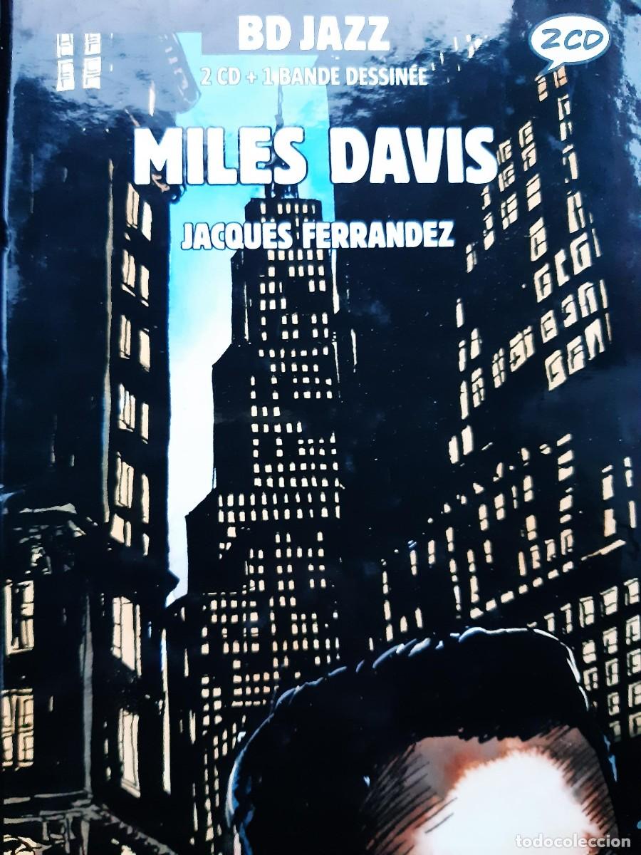 CDs de m&uacute;sica: MILES DAVIS JACQUES FERRANDEZ 2 CD + LIBRO BD JAZZ - Foto 11