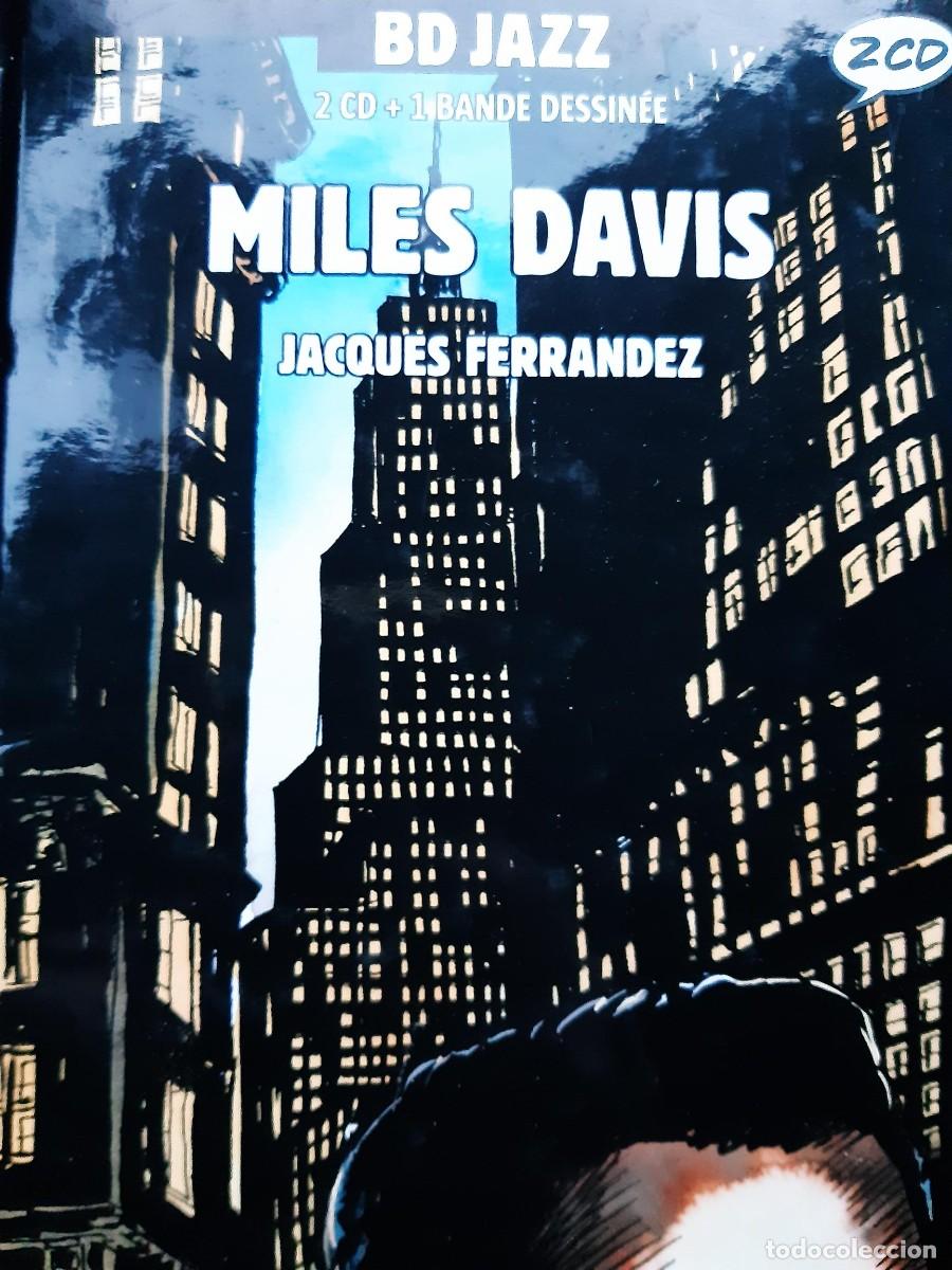CDs de m&uacute;sica: MILES DAVIS JACQUES FERRANDEZ 2 CD + LIBRO BD JAZZ - Foto 14