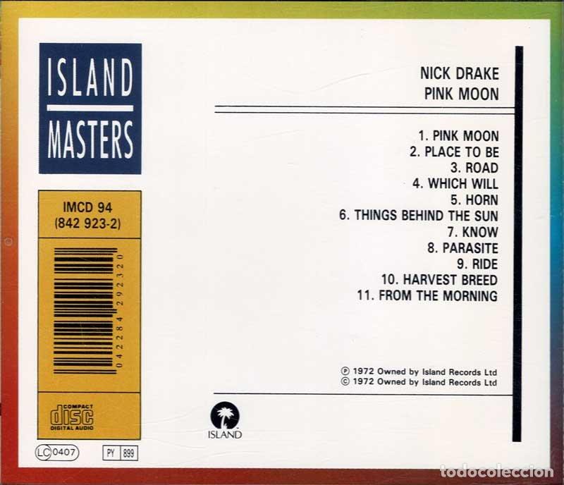 CDs de m&uacute;sica: Nick Drake - Pink Moon. CD - Foto 2