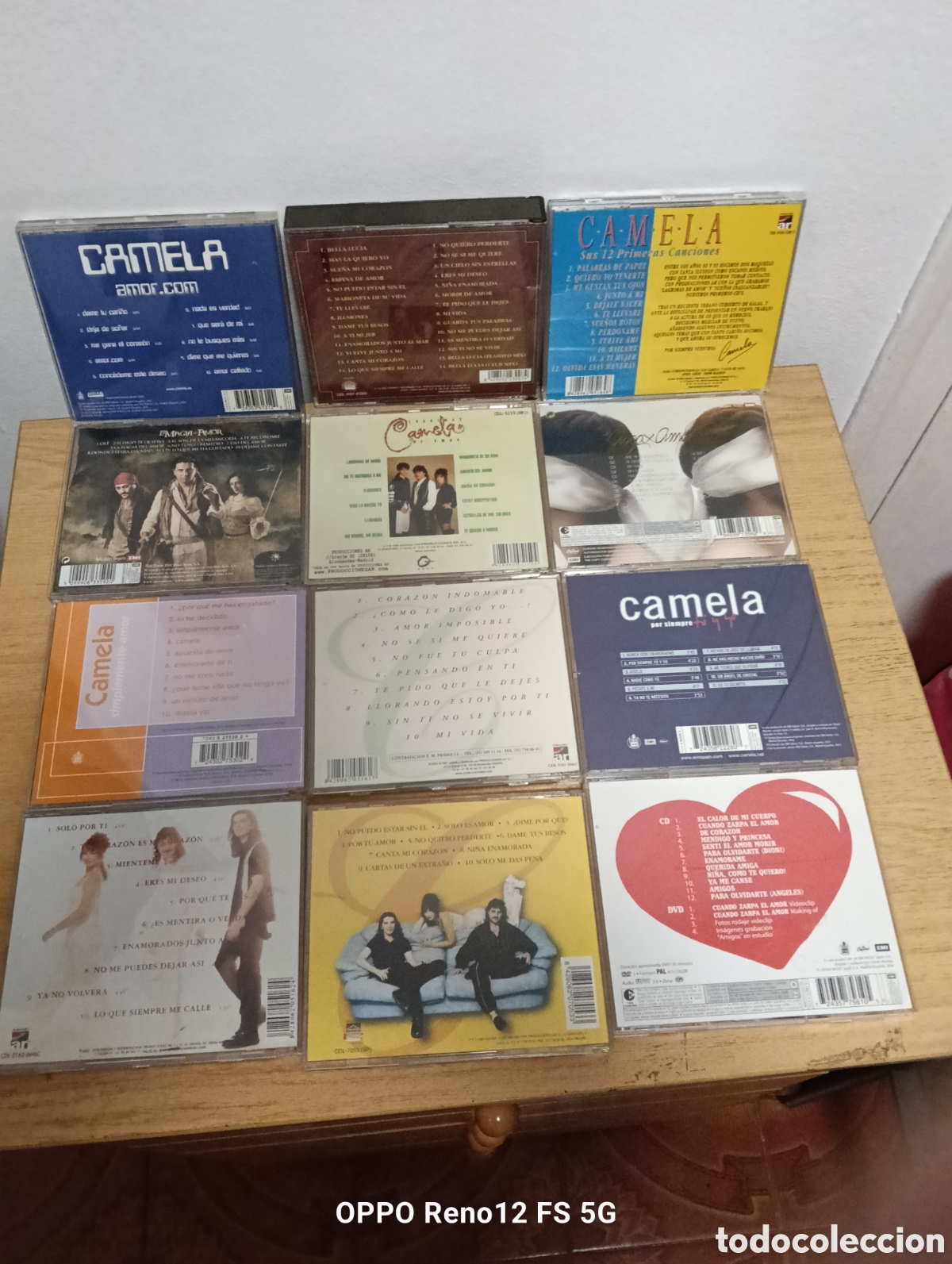 CDs de m&uacute;sica: Lote de 13 CDs de CAMELA - Foto 2