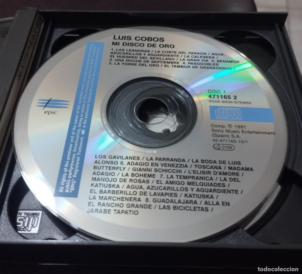 CDs de m&uacute;sica: Doble Compact CD de Luis Cobos Mi disco de oro - Foto 2