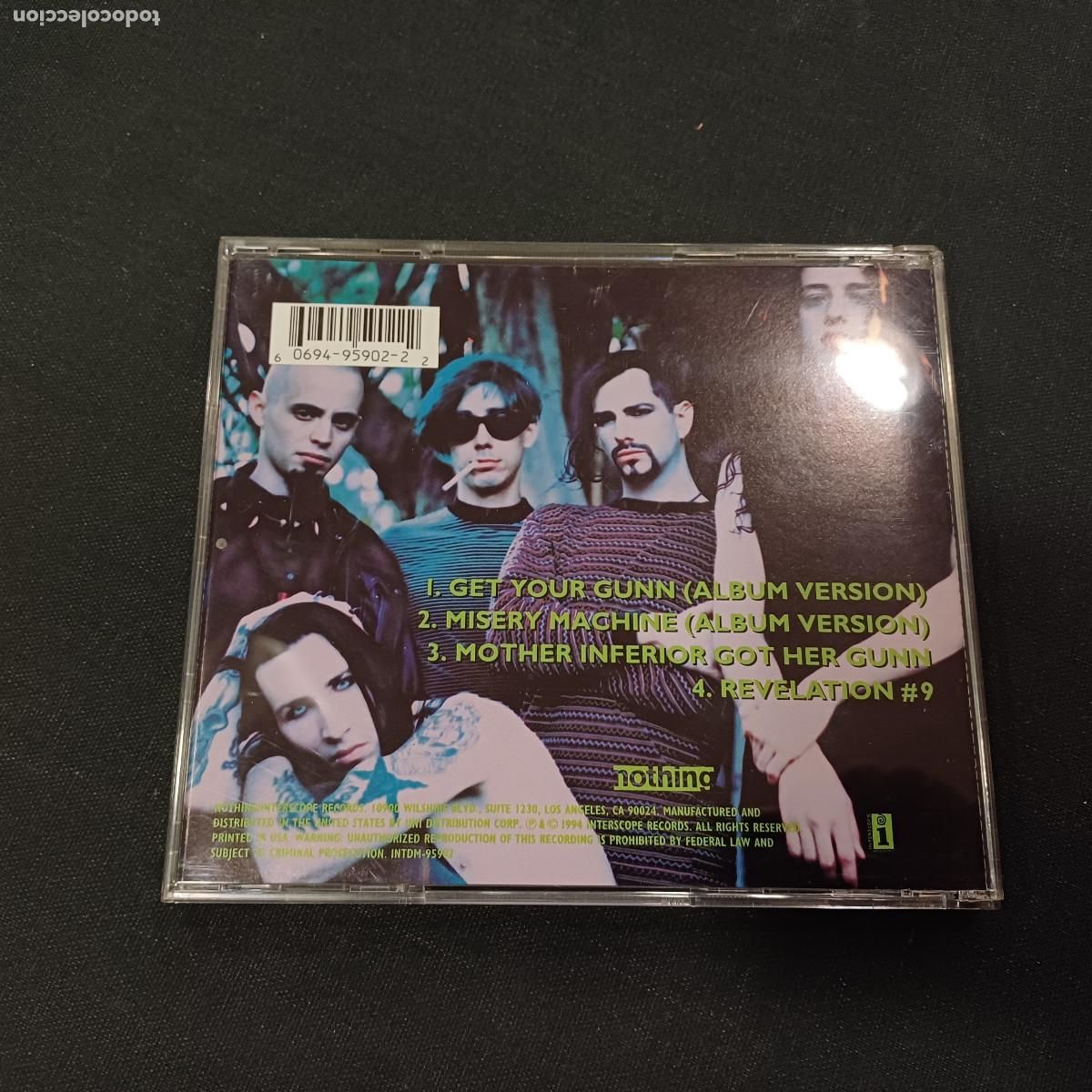 CDs de m&uacute;sica: MARILYN MANSON/GET YOUR GUNN/CD. - Foto 3