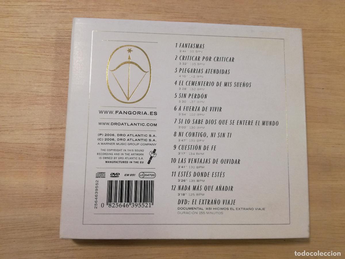 CDs de m&uacute;sica: FANGORIA - EL EXTRA&Ntilde;O VIAJE - DIGIPACK CD + DVD - Foto 5