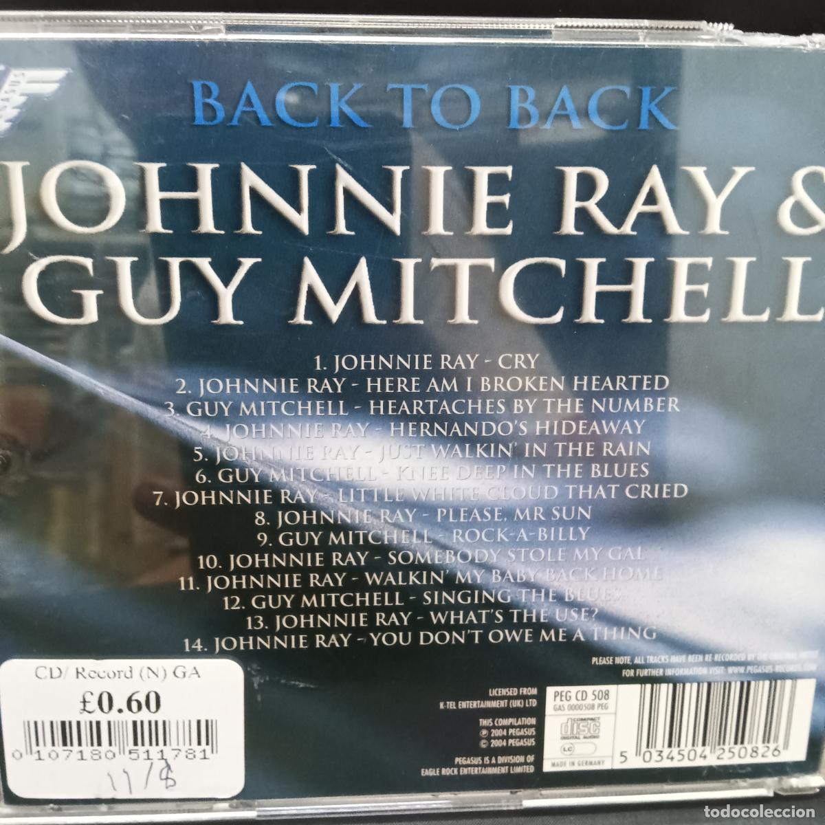 CDs de m&uacute;sica: JOHNNIE RAY & GUY MITCHELL, Back to Back. CD - Foto 2