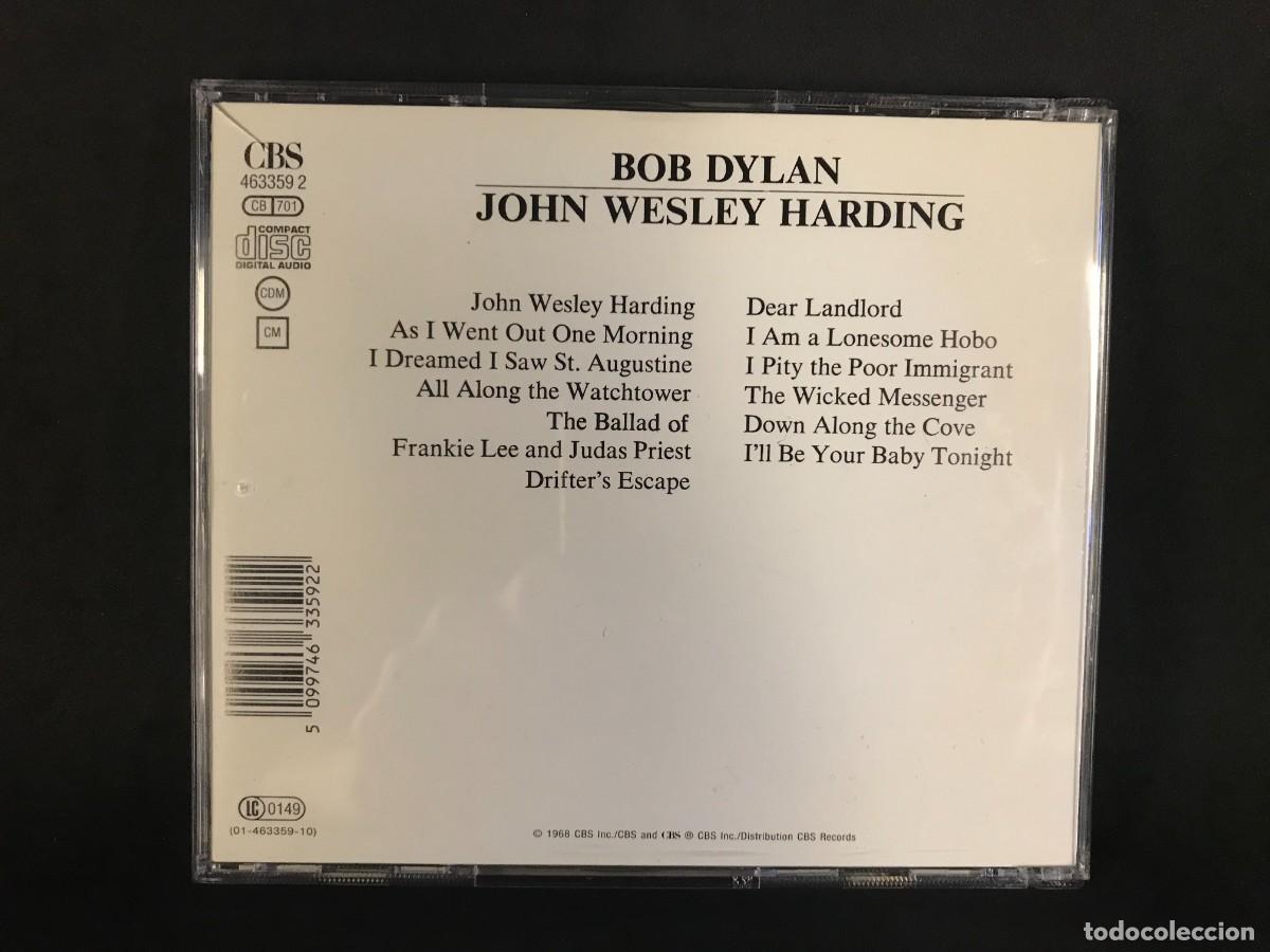 CDs de m&uacute;sica: Bob Dylan &ndash; John Wesley Harding - CD - CBS - Foto 2