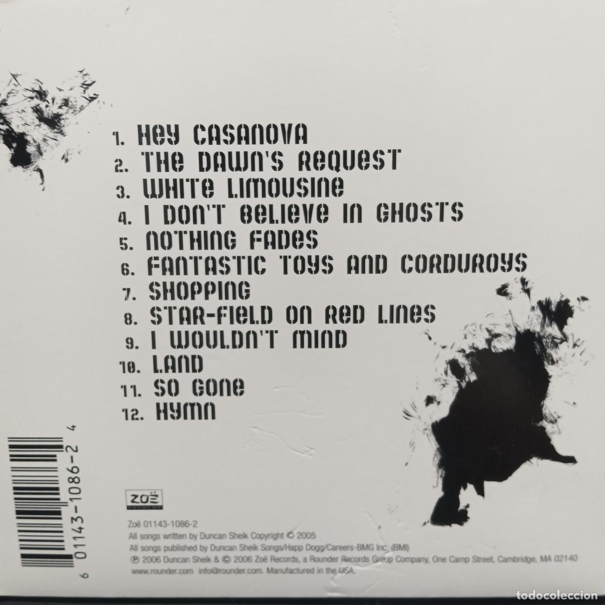 CDs de m&uacute;sica: Duncan Sheik &ndash; White Limousine CD + DVD - Foto 2