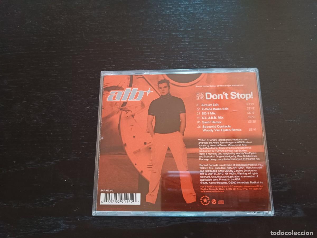 CDs de m&uacute;sica: ATB. Dont Stop. CD Maxi Single - Foto 2