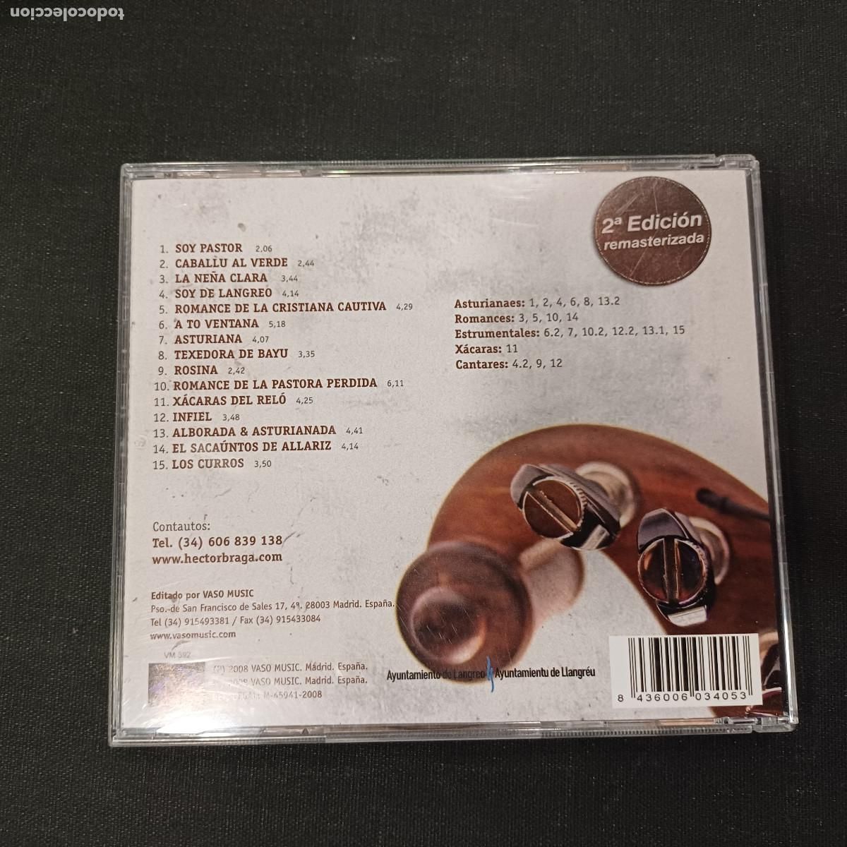 CDs de m&uacute;sica: HECTOR BRAGA/TRAD.YE/CD. - Foto 3