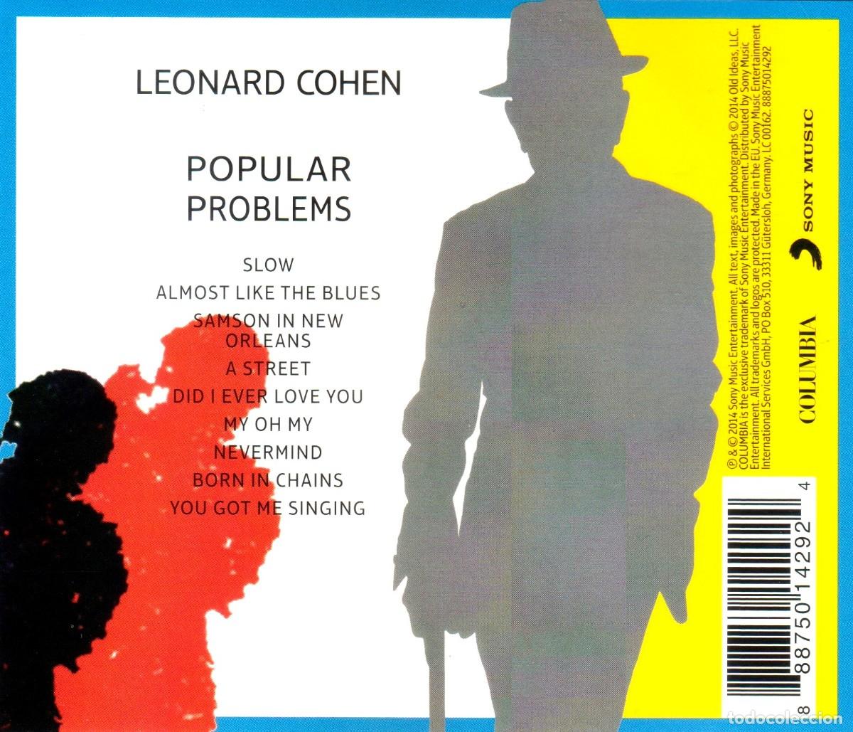 CDs de m&uacute;sica: �T1133 - LEONARD COHEN. POPULAR PROBLEMS. CD. - Foto 3