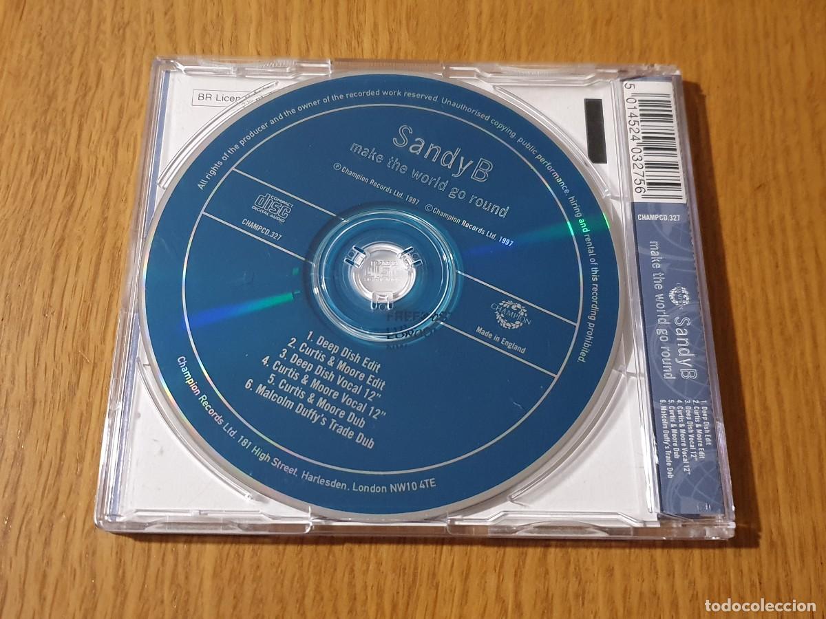 CDs de m&uacute;sica: CD single - Sandy B&nbsp;&ndash;&nbsp;Make The World Go Round - 1997 - Foto 2
