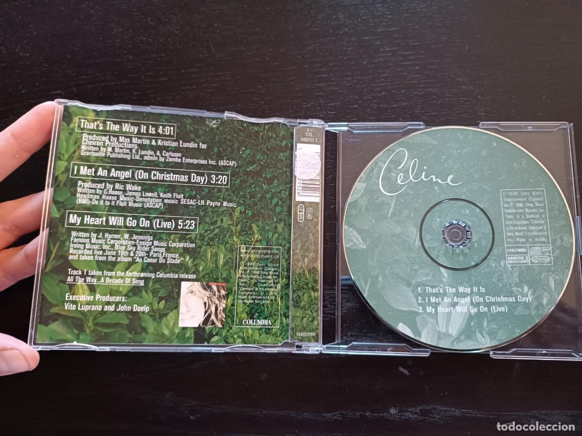 CDs de m&uacute;sica: Thats the Way It Is - Celine Dion. CD Single - Foto 3