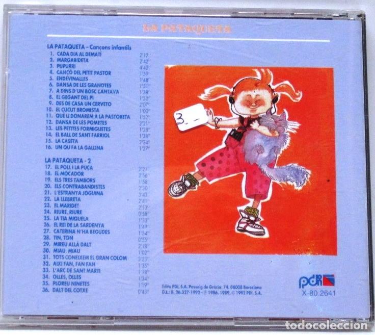 CDs de m&uacute;sica: LA PATAQUETA - CAN&Ccedil;ONS INFANTILS - CD - Foto 2