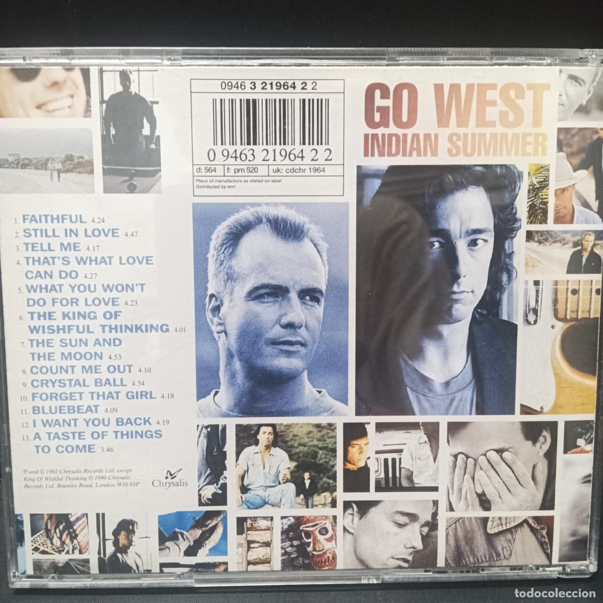 CDs de m&uacute;sica: GO WEST, Indian summer. CD - Foto 2