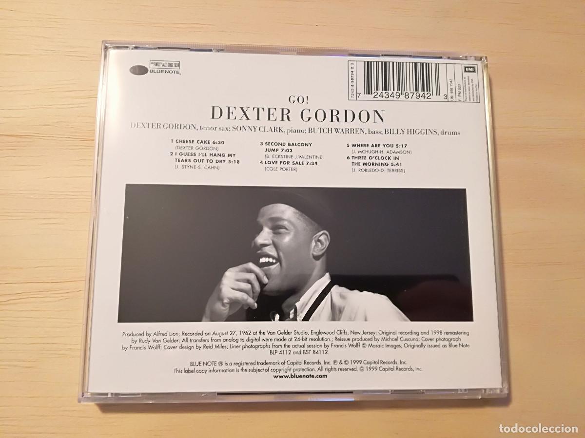 CDs de m&uacute;sica: DEXTER GORDON - GO - BLUE NOTE - PEDIDO MINIMO 7&euro; - Foto 3