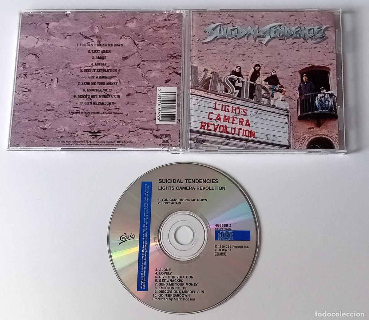 CDs de m&uacute;sica: CD SUICIDAL TENDENCIES - LIGHTS, CAMERA...REVOLUTION - Foto 2
