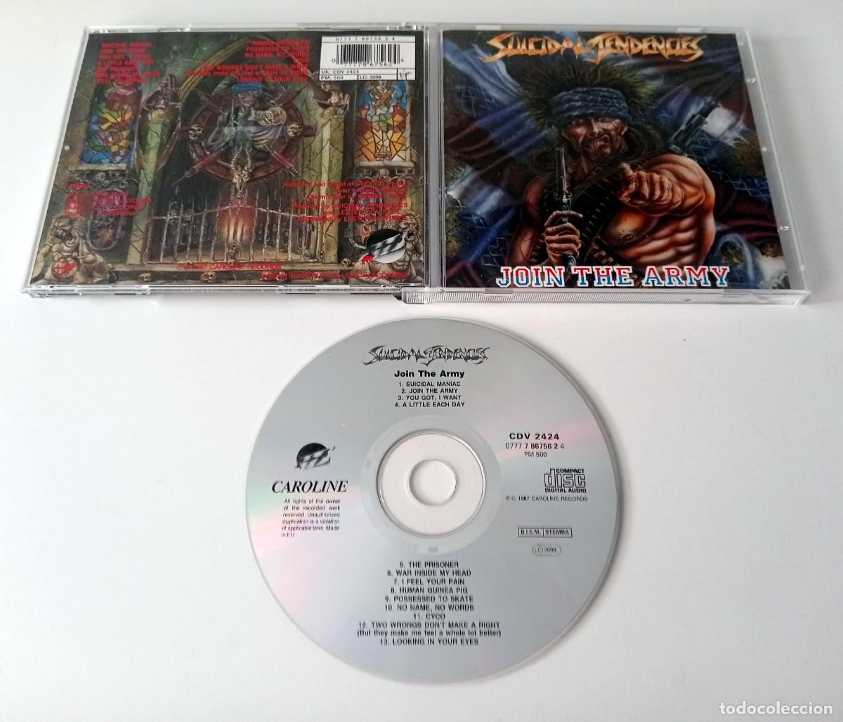 CDs de m&uacute;sica: CD SUICIDAL TENDENCIES - JOIN THE ARMY - Foto 2