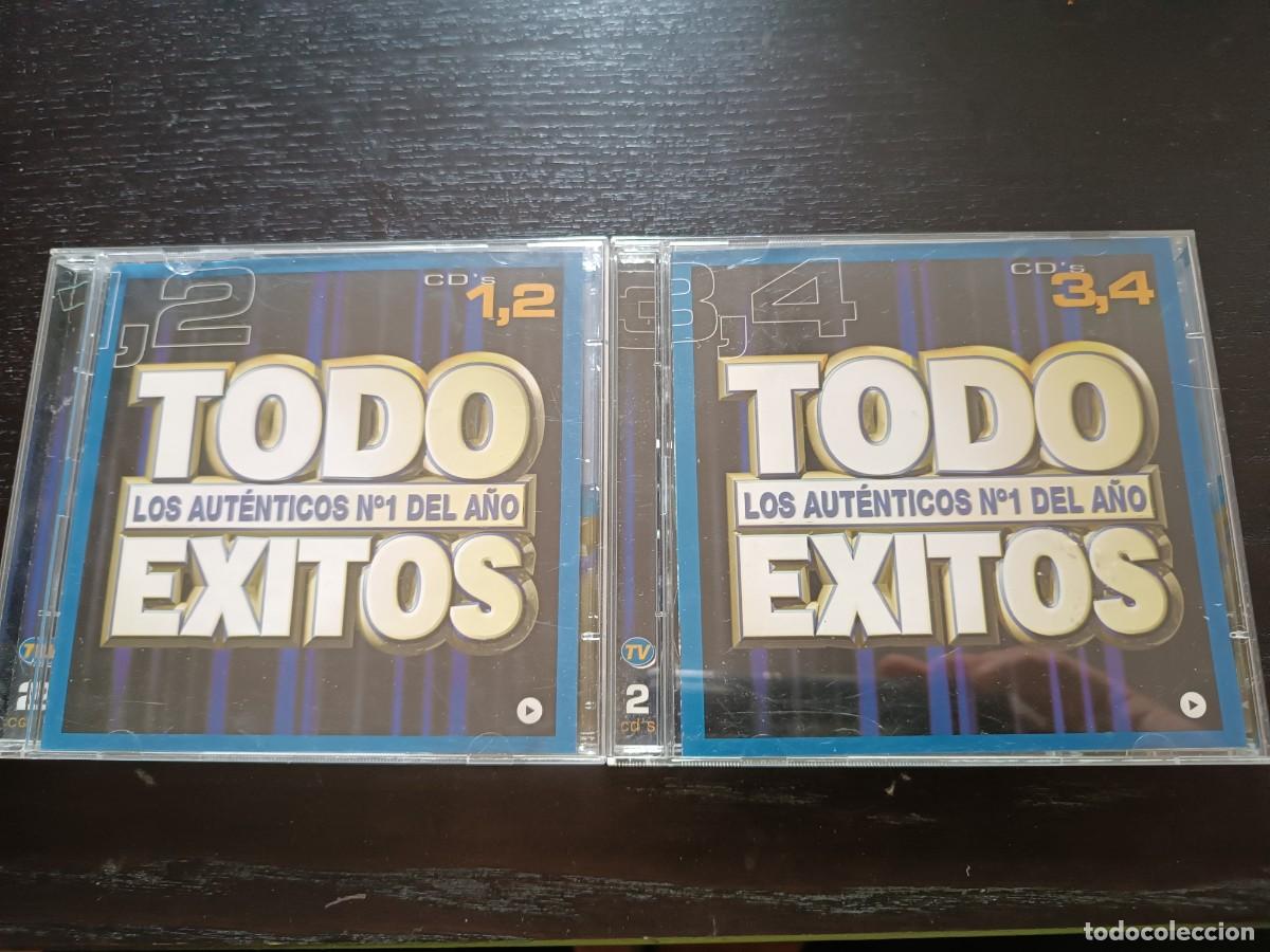 CDs de m&uacute;sica: Todo &eacute;xitos. 4 CDs. Recopilatorio. Vale Music. 2000 - Foto 1