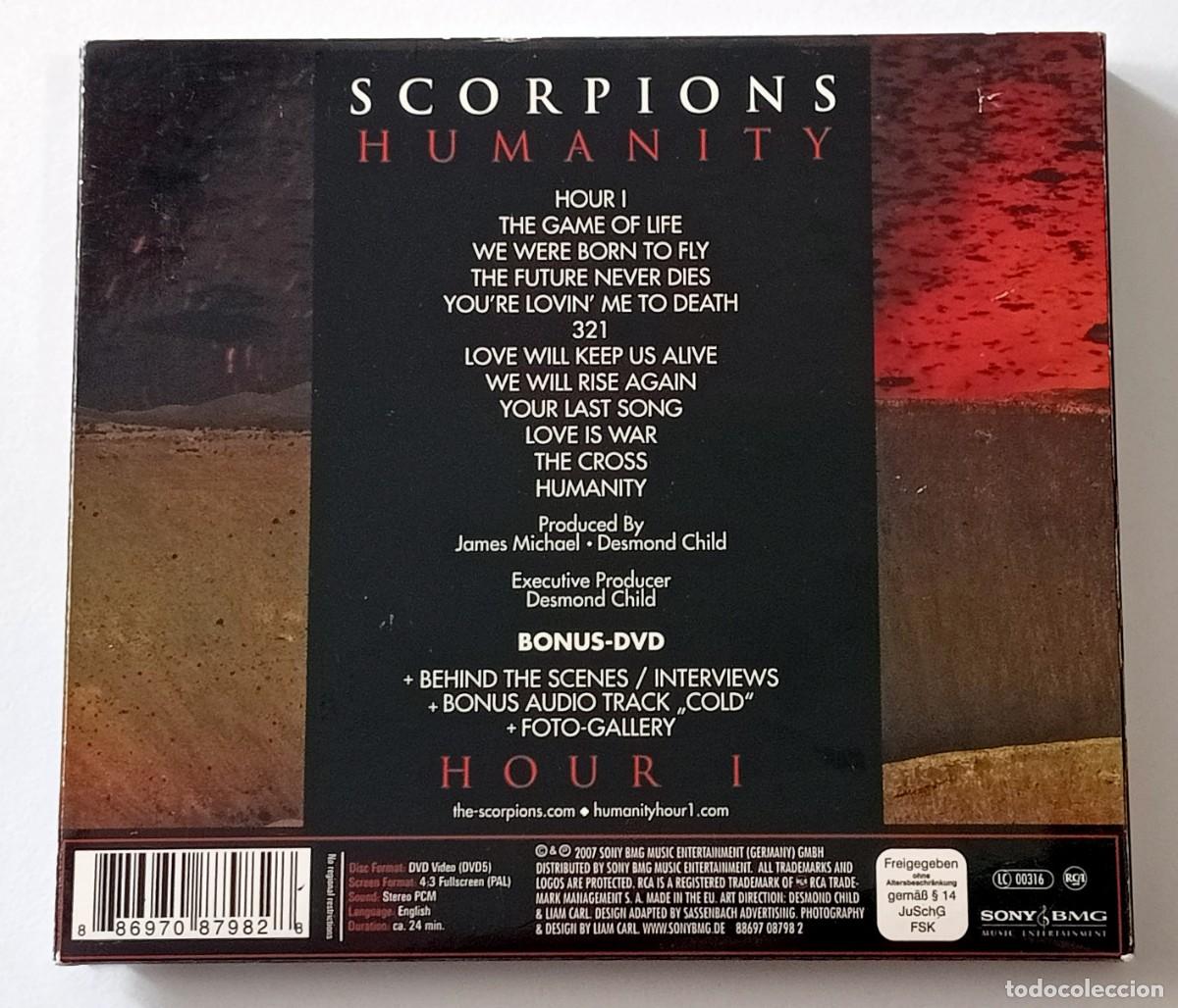 CDs de m&uacute;sica: DIGIPACK SCORPIONS - HUMANITY HOUR I CD + DVD - Foto 2